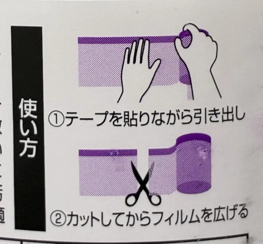 ラベルに書かれたマスキングマスカーの使い方