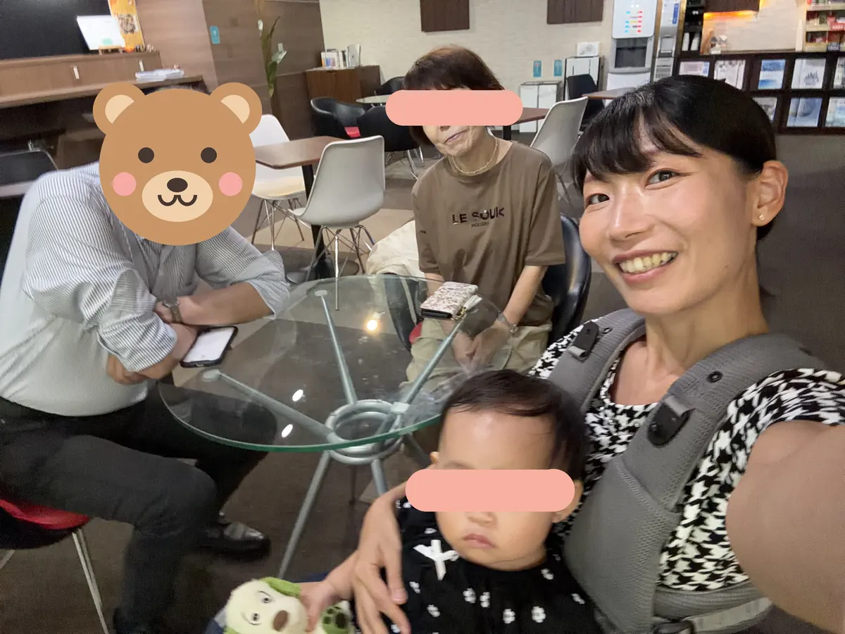 話し方教室の代表と佐藤トレーナーと撮った写真